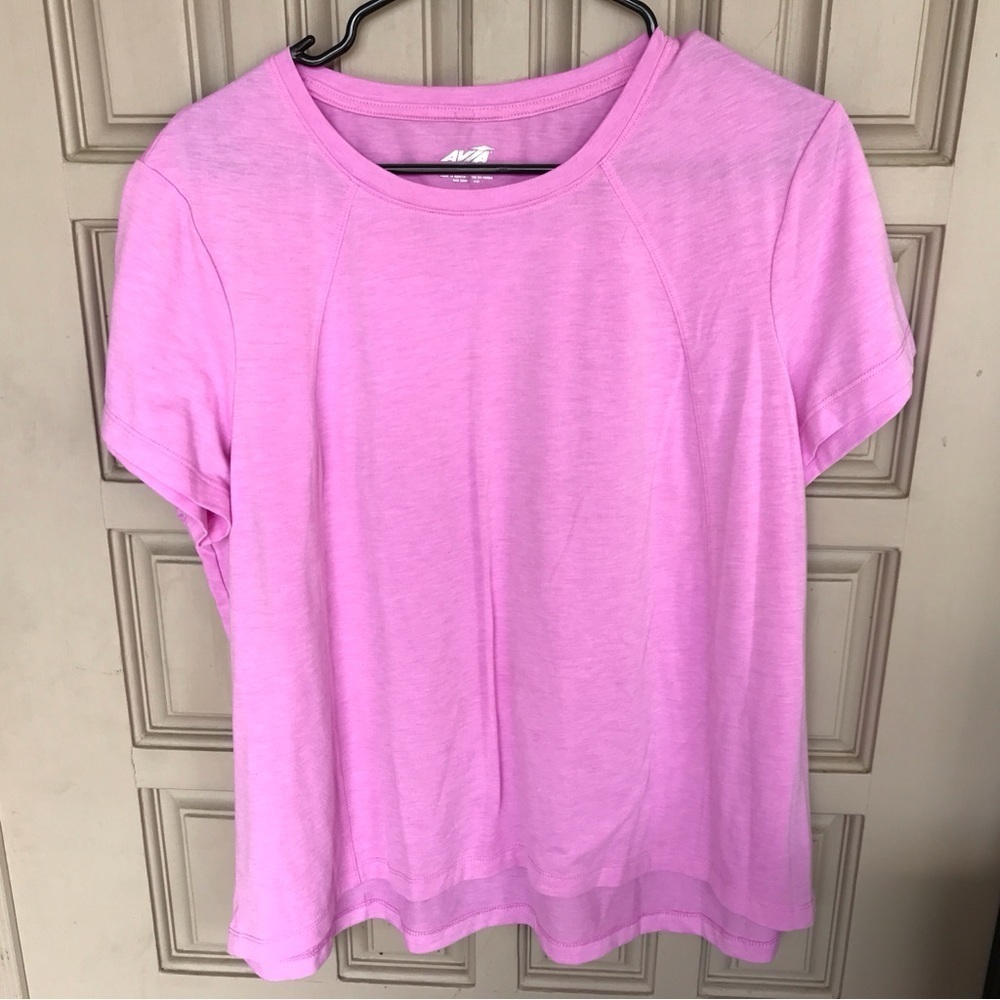 Avia athletic T-shirt, szXL pink, short sleeve, light weight round neck